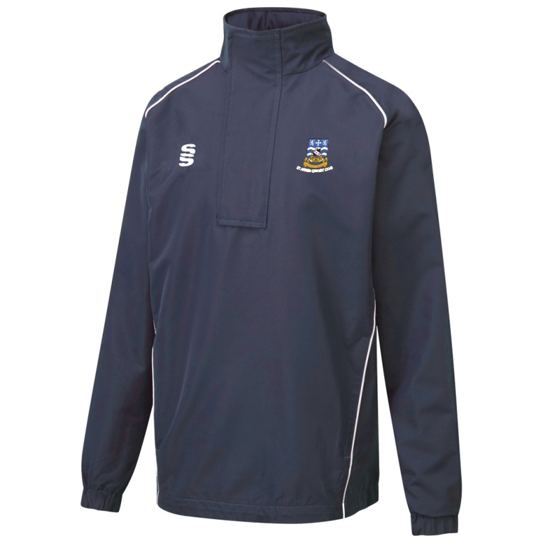 St Annes CC - Dual Curve 1/4 Zip Rain Jacket